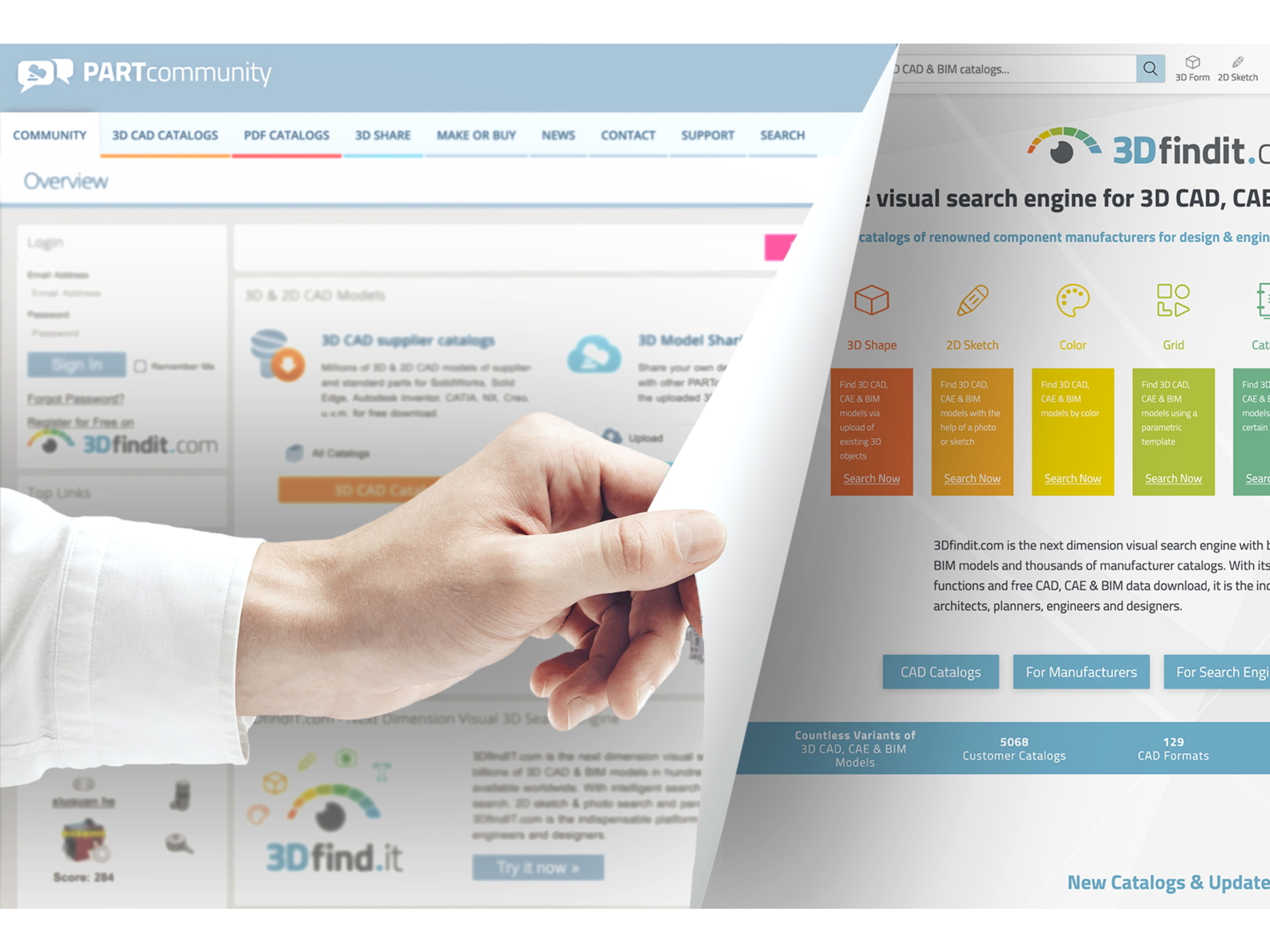 Новий сервіс 3D моделей Камоцці "3dfindit" | Зміна бази "PARTcommunity"
