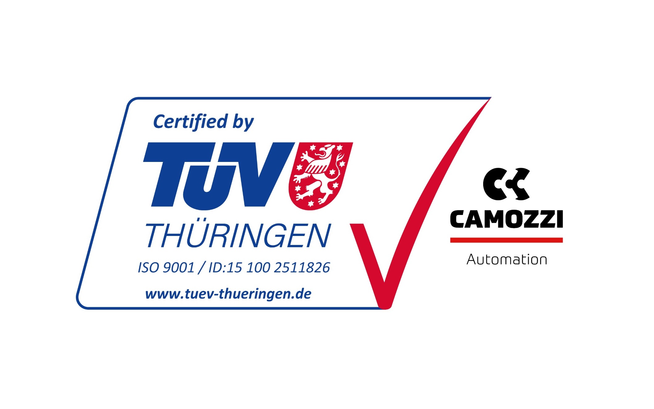  КАМОЦЦІ отримали сертифікацію ISO 9001:2015 від TÜV Thüringen